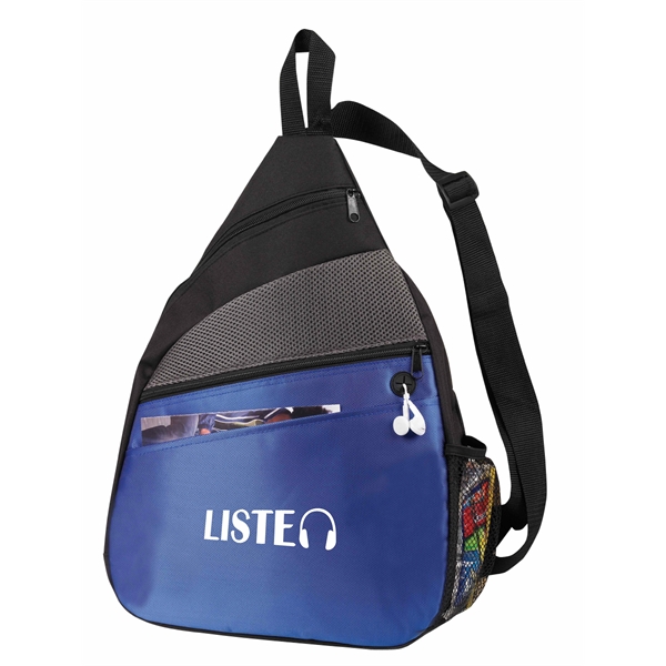 Deluxe sling backpack, made of 600 denier polyester, 12.5" x 17.5"... from ASI 40515 BILD Enterprises LLC / Ben-Line