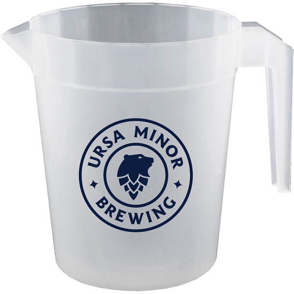 48 to 56 oz. Clear Plastic Pitcher with Handle.  Made... from ASI 61952 Howw Mfg Co Inc / Howw USA