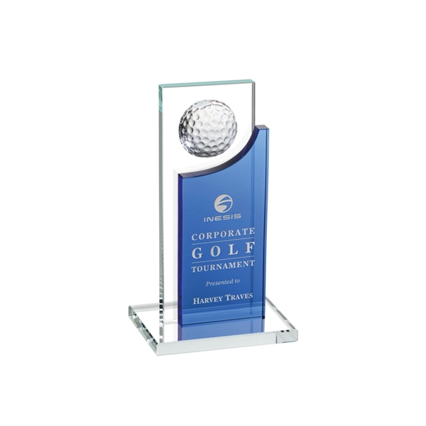 Our Redmond Golf Award features a 2" optical golf ball perched... from ASI 84592 St Regis Group / St Regis