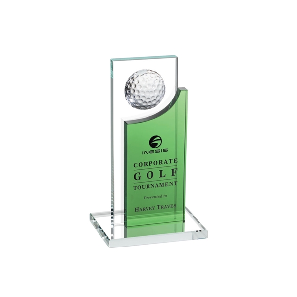 Our Redmond Golf Award features a 2" optical golf ball perched... from ASI 84592 St Regis Group / St Regis