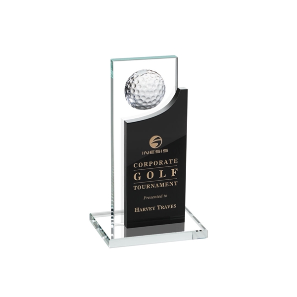 Our Redmond Golf Award features a 2" optical golf ball perched... from ASI 84592 St Regis Group / St Regis