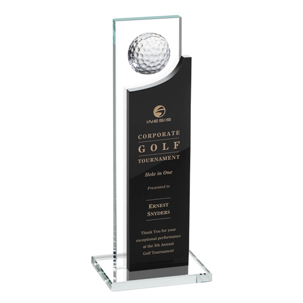 Our Redmond Golf Award features a 2" optical golf ball perched... from ASI 84592 St Regis Group / St Regis