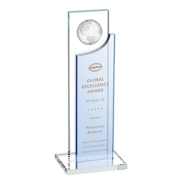 Our Sherwood Globe Award features a 2" optical globe perched atop... from ASI 84592 St Regis Group / St Regis