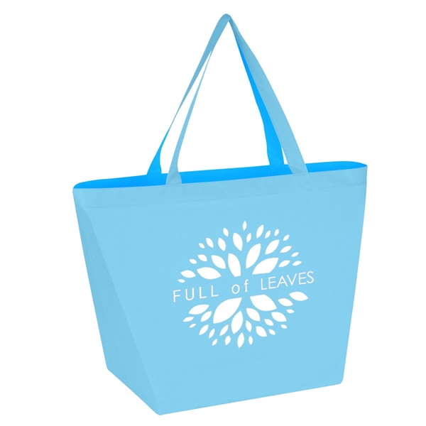 Non-Woven Budget Shopper Tote Bag.  Made of 80 Gram Non-Woven,... from ASI 61125 Hit Promotional Products / Hit®