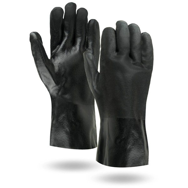 14 inch PVC double dipped coated gloves... from ASI 62192 Illinois Glove Co / Honest Abe®