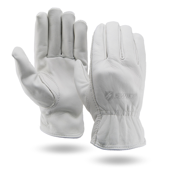 Premium grain buffalo leather gloves with shirred elastic back.... from ASI 62192 Illinois Glove Co / Honest Abe®