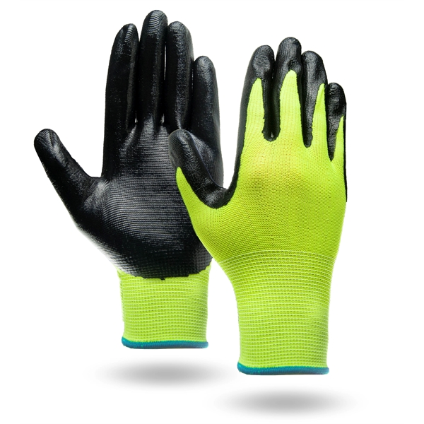 Hi-Viz palm dipped, cut, puncture and abrasion-resistant work gloves.... from ASI 62192 Illinois Glove Co / Honest Abe®