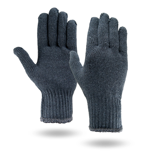 Gray knit work gloves.... from ASI 62192 Illinois Glove Co / Honest Abe®