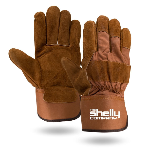 Select suede cowhide leather palm work gloves.... from ASI 62192 Illinois Glove Co / Honest Abe®