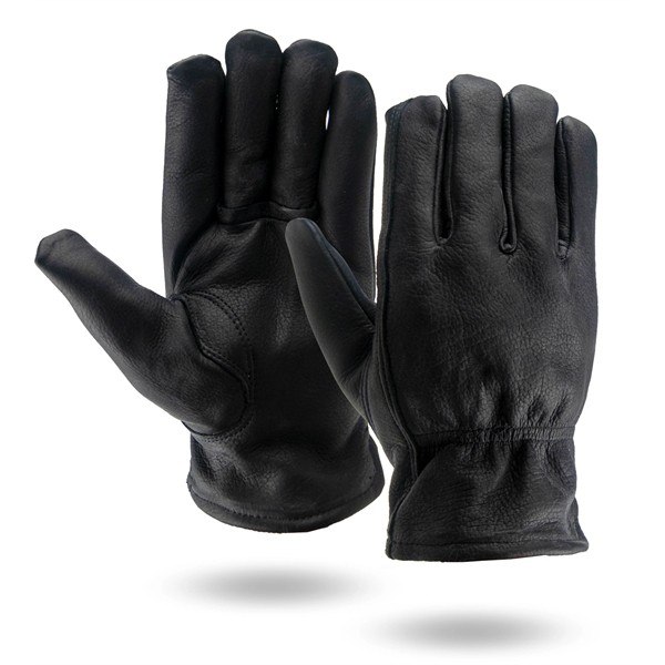Premium black grain cowhide leather work gloves with Thinsulate lining.... from ASI 62192 Illinois Glove Co / Honest Abe®