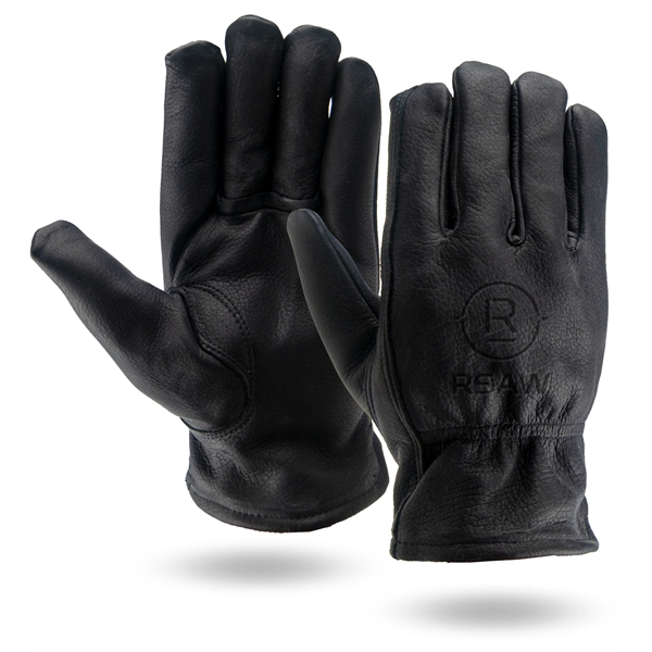 Premium black grain cowhide leather work gloves with Thinsulate lining.... from ASI 62192 Illinois Glove Co / Honest Abe®