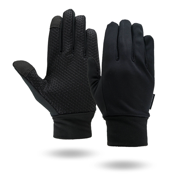 Touchscreen activity gloves, lightweight fleece lining.... from ASI 62192 Illinois Glove Co / Honest Abe®