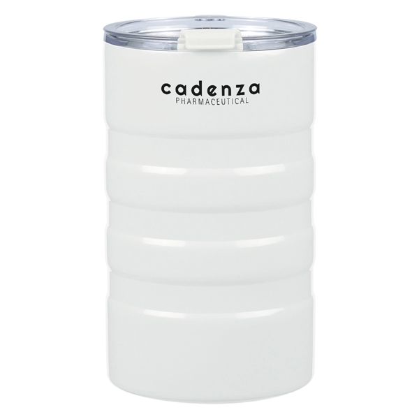 18 oz. double wall stainless steel tumbler featuring a spill-resistant flip-top... from ASI 61125 Hit Promotional Products