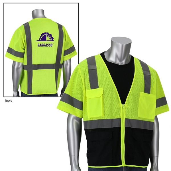 Class 3 Five Pocket Black Bottom Front Value Mesh... from ASI 89320 Starline USA Inc