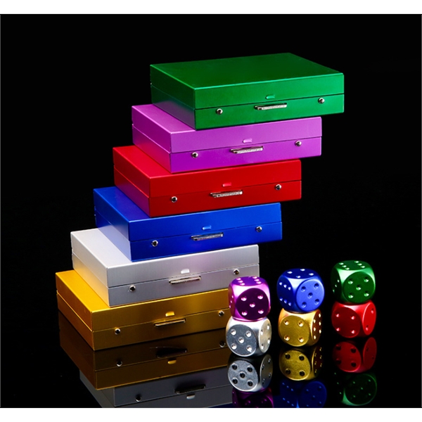 Aluminum Alloy 16mm Dice set with gift box is available in... from ASI 72657 Active Life Promo / Apres Ski