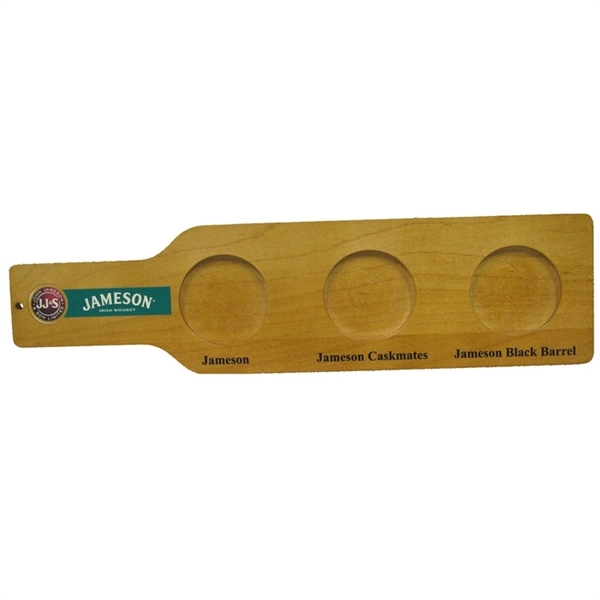 Beer & Wine Paddle Flight w/ Three Pockets... from ASI 88156 Solid Dimensions Inc / Solid Dimensions Line
