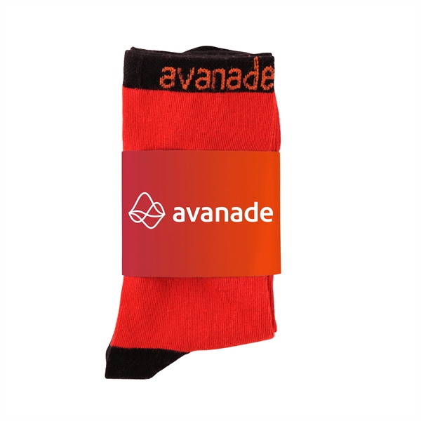 Custom tall one-size-fits-most sport style socks with a fully customizable design.... from ASI 88060 Snugz/USA Inc / Sweda®