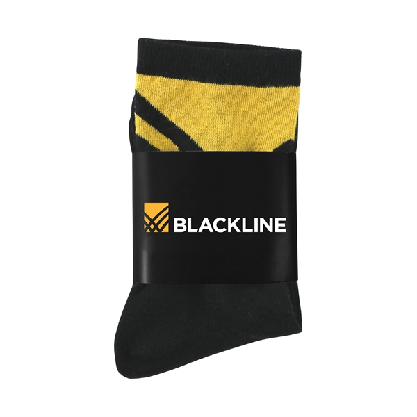 Custom one-size-fits-most dress socks with a fully customizable design.... from ASI 88060 Snugz/USA Inc / Sweda®