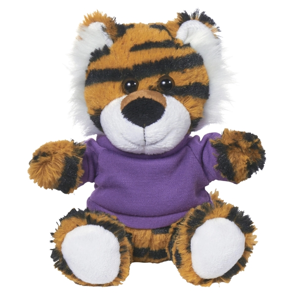 6" plush tiger with imprinted shirt... from ASI 61125 Hit Promotional Products / Hit®