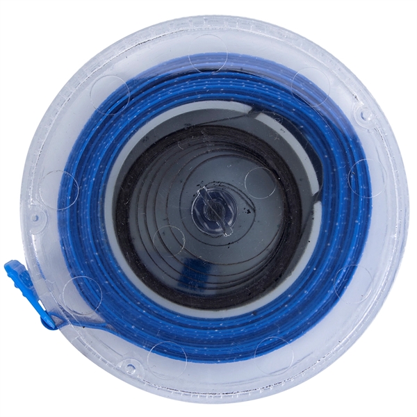 Clear tape measure with 5' push button retractable plastic tape that... from ASI 61125 Hit Promotional Products / Hit®