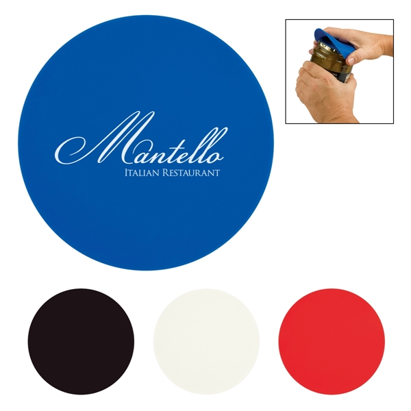 Jar opener made of silicone, measuring 4 7/8", and available in... from ASI 61125 Hit Promotional Products / Hit®