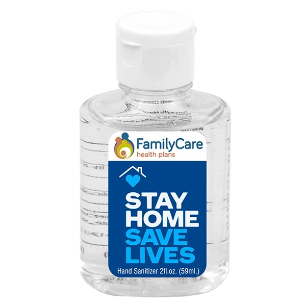 Bottle filled with 1.0 oz. of citrus scented antibacterial hand sanitizer... from ASI 62660 Innovation Line