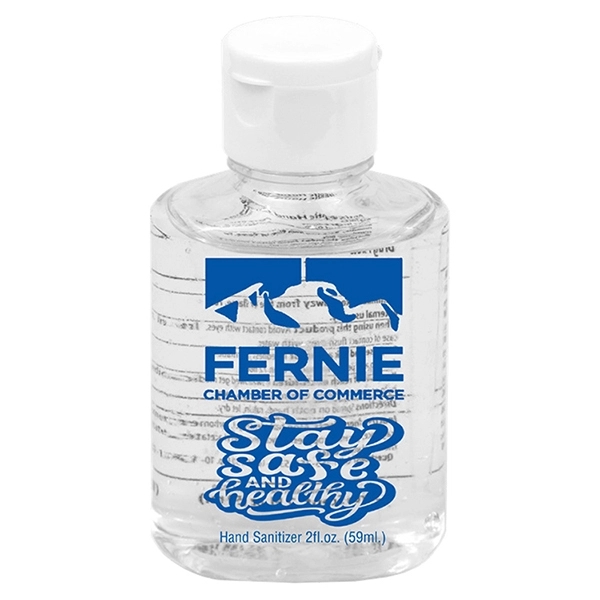 Flip-top squeeze bottle filled with 2 oz. of citrus scented hand... from ASI 62660 Innovation Line