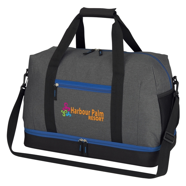 19 1/2" x 12 1/2" x 10" duffel bag made of... from ASI 61125 Hit Promotional Products / Hit®