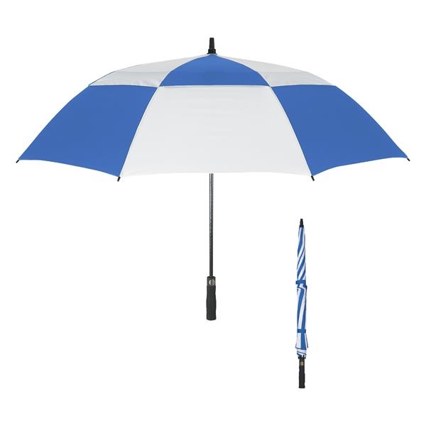 Vented, windproof 58" arc umbrella... from ASI 61125 Hit Promotional Products / Hit®