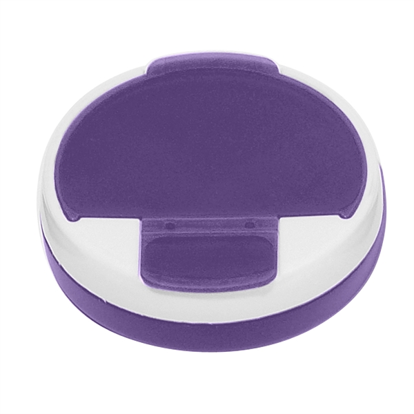 Round pill holder.... from ASI 61125 Hit Promotional Products / Hit®