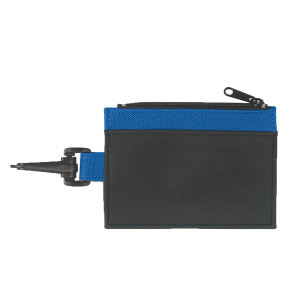 ID holder with zippered compartment and split ring.... from ASI 61125 Hit Promotional Products / Hit®