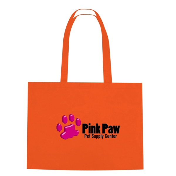 Non-Woven Shopper Tote with hook and loop closure.  Made of... from ASI 61125 Hit Promotional Products / Hit®