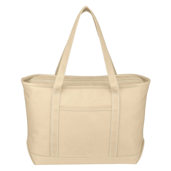 Large Cotton Canvas Yacht Tote.  24 oz. Canvas.  Outside... from ASI 61125 Hit Promotional Products / Hit®