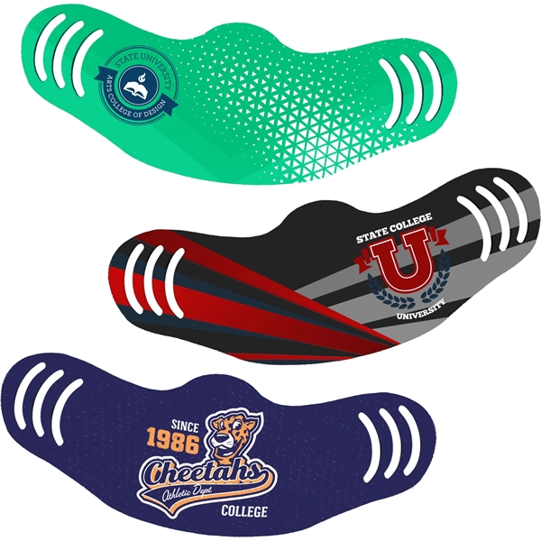 Stretchable, breathable, one piece mask with triple layer filtration.... from ASI 61966 HPG / Best Promotions USA