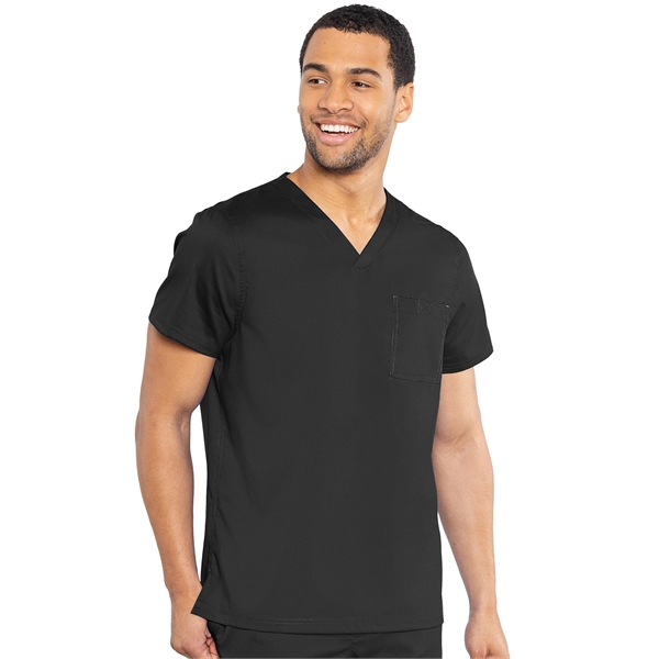 Med Couture RothWear Men's 1 Pocket V-Neck Top... from ASI 86018 Scrub Authority / Uniform Stores