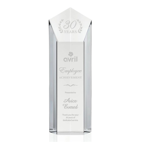 The Jolanda Award is a solid Optical Crystal pentagon tower with... from ASI 84592 St Regis Group / St Regis