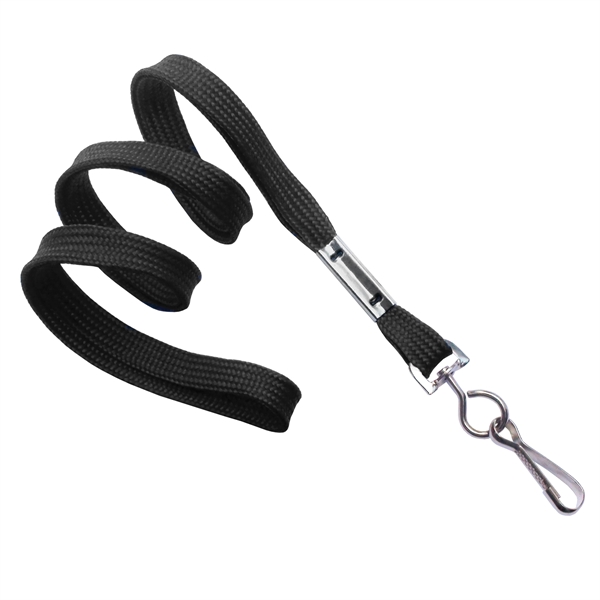 Available Same Day! These blank flat-braided polyester lanyards come with a... from ASI 79898 Promovision / PROMOVISION