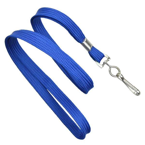 Available Same Day! These blank flat-braided polyester lanyards come with a... from ASI 79898 Promovision / PROMOVISION