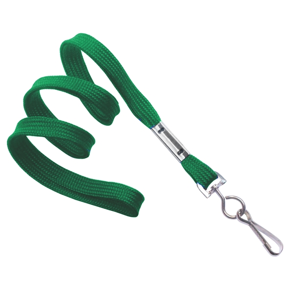 Available Same Day! These blank flat-braided polyester lanyards come with a... from ASI 79898 Promovision / PROMOVISION