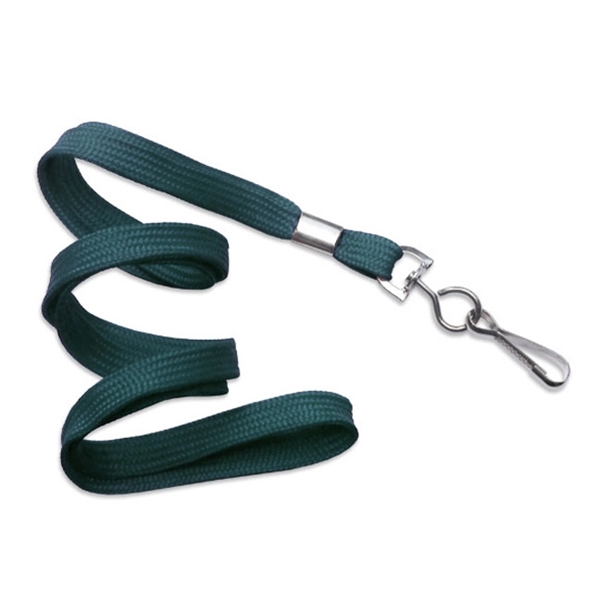 Available Same Day! These blank flat-braided polyester lanyards come with a... from ASI 79898 Promovision / PROMOVISION