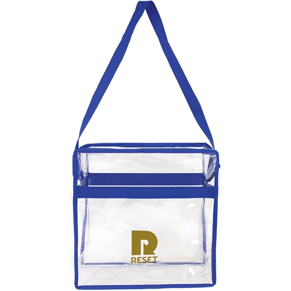 Stadium Approved Zippered Clear Tote... from ASI 40515 BILD Enterprises LLC / Ben-Line