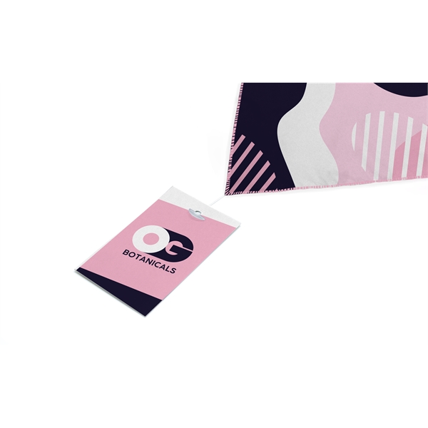 Full color dye sublimated bandana, 22" x 22" x 31", polyester... from ASI 45657 Pop! Promos