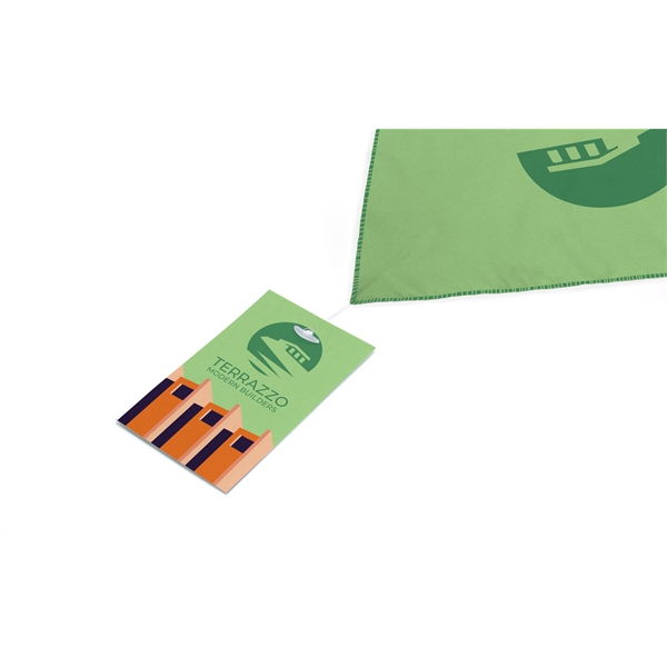 Full color dye sublimated bandana, 22" x 22" x 31", polyester... from ASI 45657 Pop! Promos