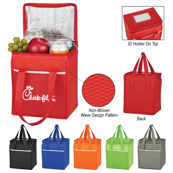 Insulated lunch bag made from non-woven 80-gram polypropylene.... from ASI 61125 Hit Promotional Products / Hit®