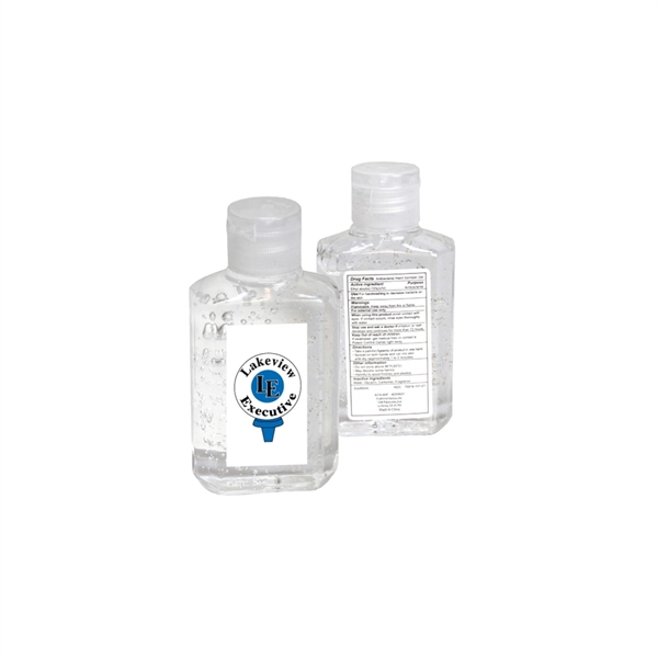 This two ounce bottle (60ml) of hand sanitizer contains gel of... from ASI 79384 Preferred Nation Inc