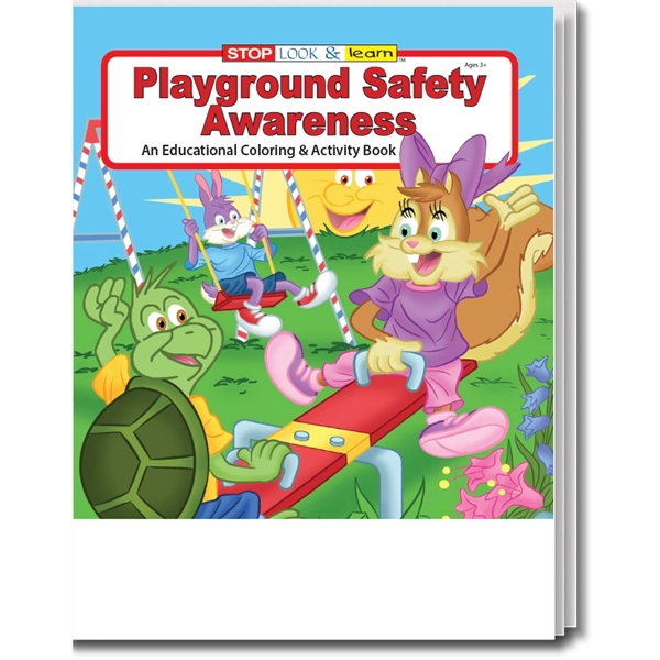 COLORING BOOK SET: Playground Safety Awareness coloring book fun pack with... from ASI 45815 Coloring Book Solutions / Coloring Book Solutions™