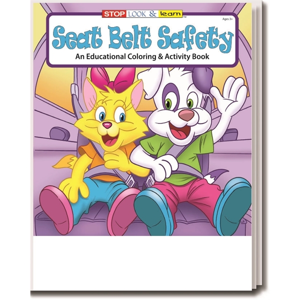 Seat Belt Safety coloring and activity book.... from ASI 45815 Coloring Book Solutions / Coloring Book Solutions™