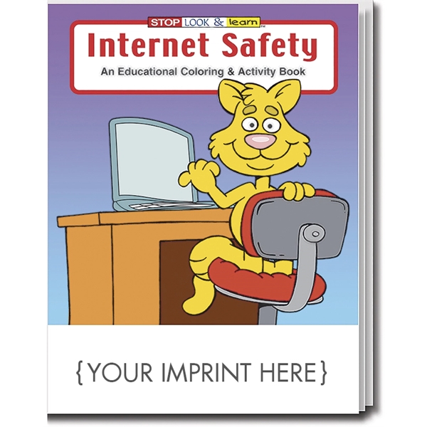Internet Safety educational coloring and activity book.... from ASI 45815 Coloring Book Solutions / Coloring Book Solutions™