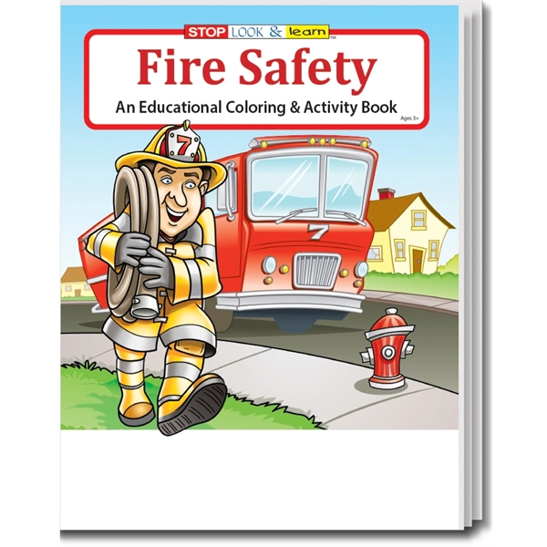 COLORING BOOK SET: Fire Safety coloring book fun pack with unimprinted... from ASI 45815 Coloring Book Solutions / Coloring Book Solutions™