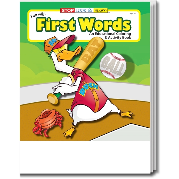 COLORING BOOK SET Fun with First Words coloring book fun pack... from ASI 45815 Coloring Book Solutions / Coloring Book Solutions™